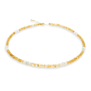 Citrine Pure Crystal Necklace - Kati Kaia