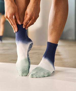 Crew Non Slip Grip Socks - Orbit Ombré: Medium - Kati Kaia - UK