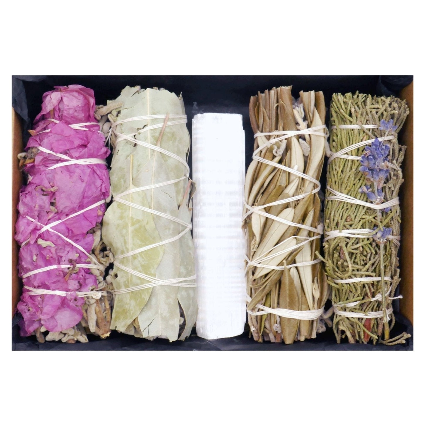 Dried Flower Sage, Selenite and Cedar Kit - Kati Kaia
