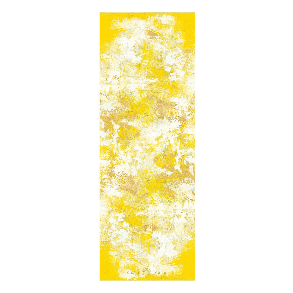Helios Yellow Artist Yoga Mat - Kati Kaia