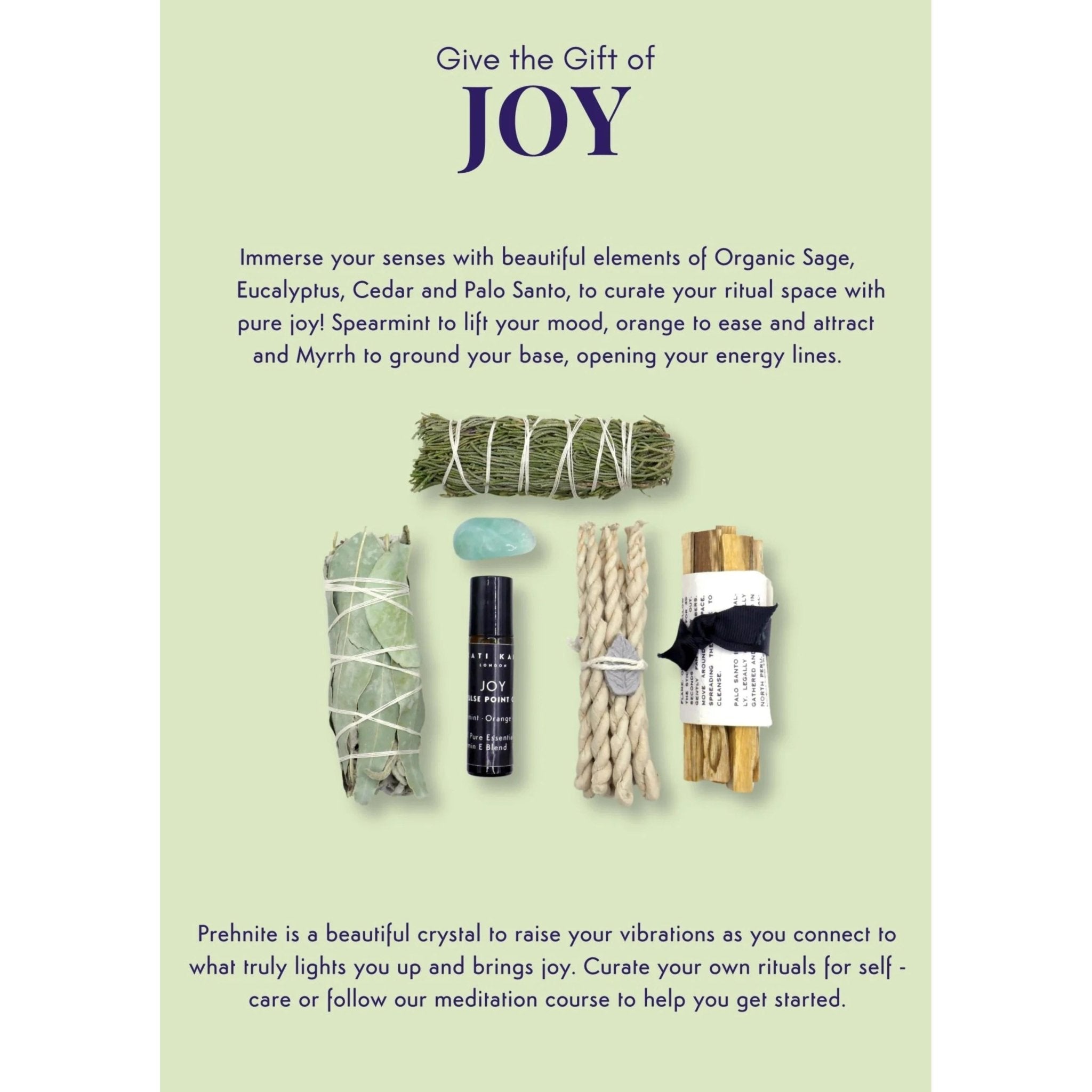 Ritual Meditation Box of Joy for Mindfulness & Peace | Kati Kaia