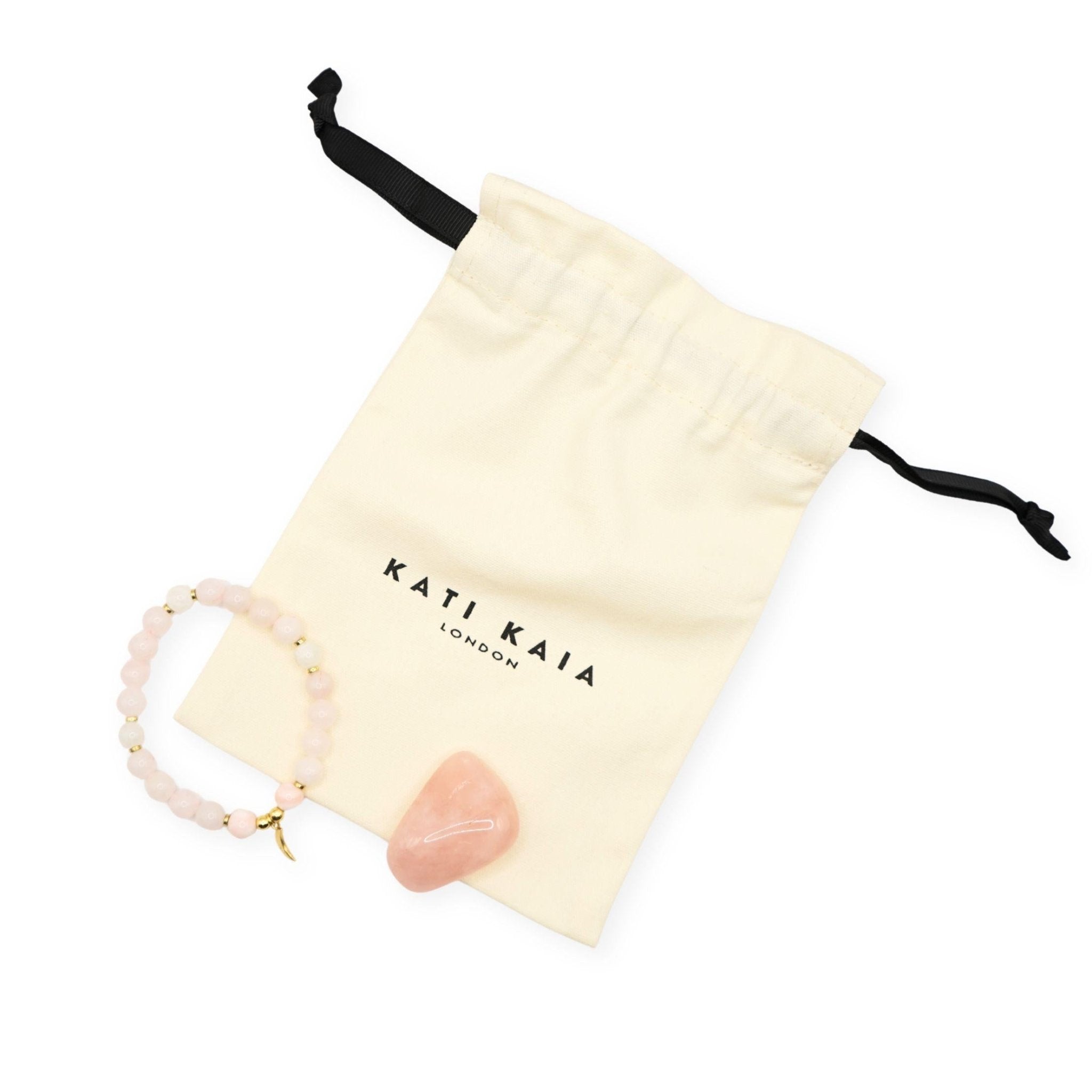 Pandora Quarz, Moonstone & Opal Mala Bracelet - Kati Kaia