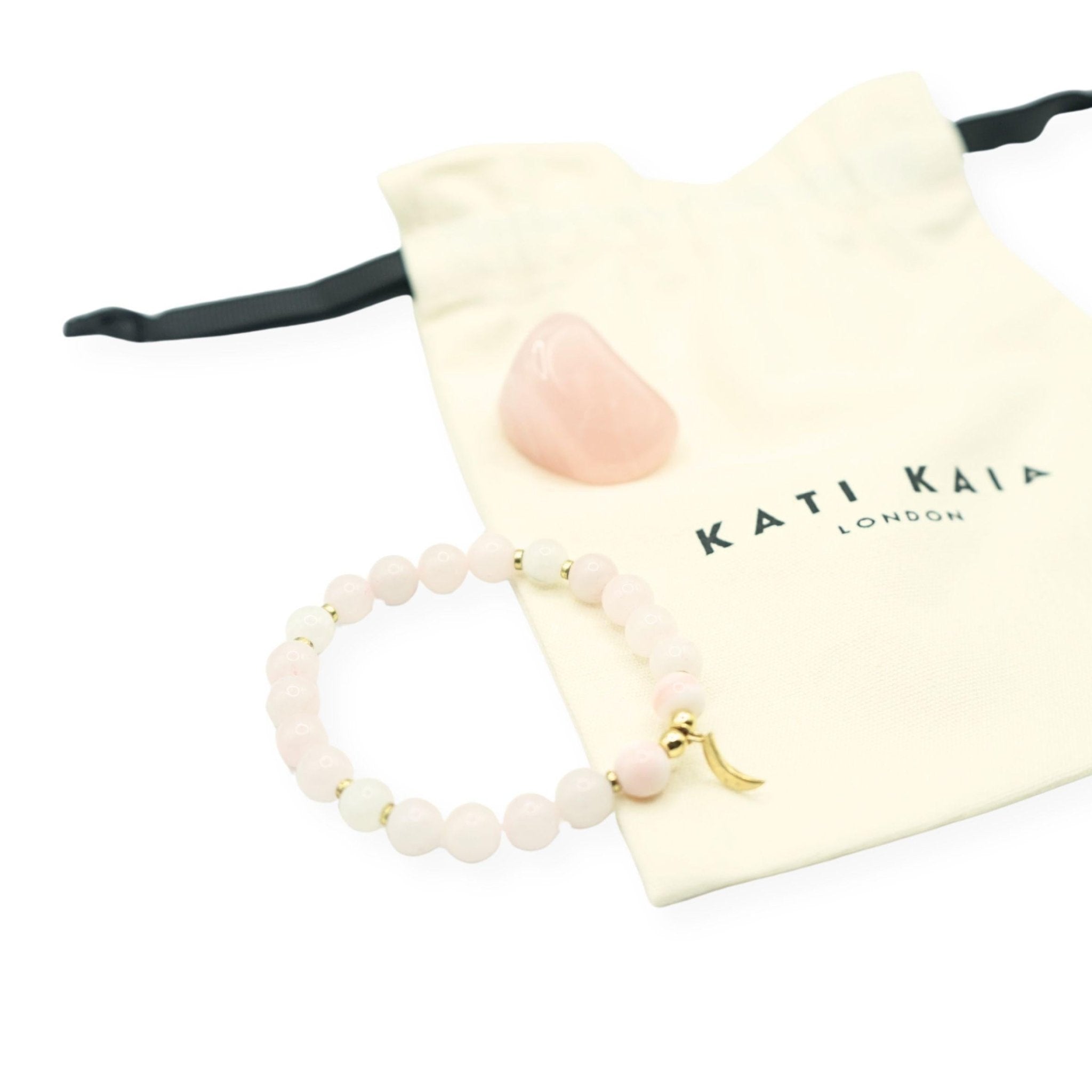Pandora Quarz, Moonstone & Opal Mala Bracelet - Kati Kaia
