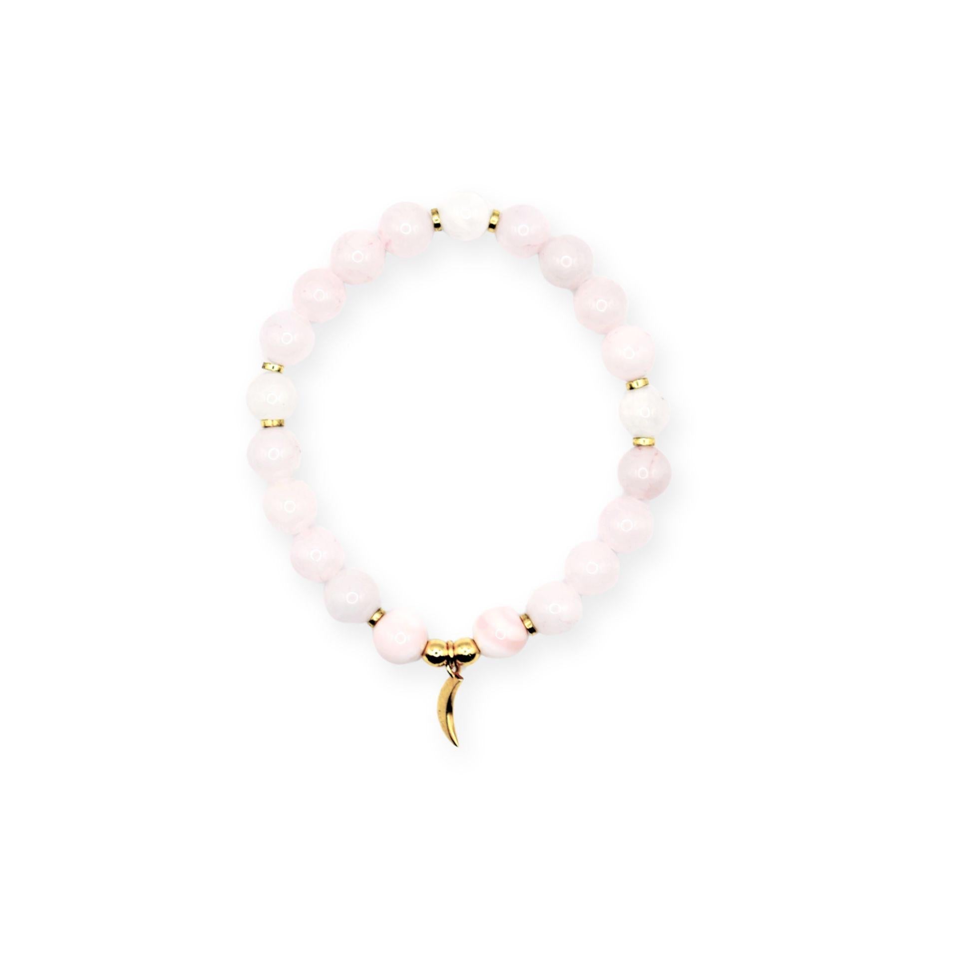 Pandora Quarz, Moonstone & Opal Mala Bracelet - Kati Kaia