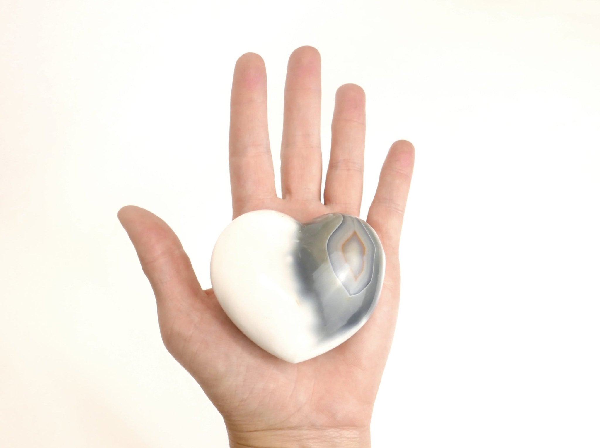 Agate Pure Crystal Heart - Kati Kaia - UK