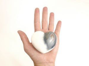 Agate Pure Crystal Heart - Kati Kaia - UK