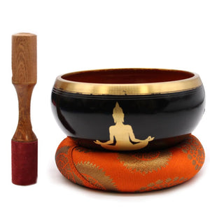 Brass Painted Singing Bowl, Large - Kati Kaia - UK