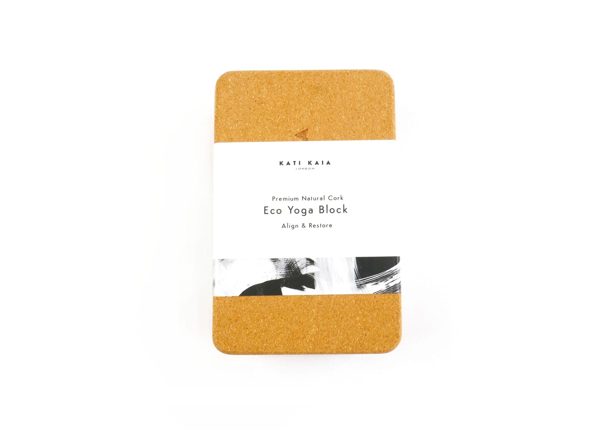 Yoga Accessories Kit - Natural - Block + Strap - Kati Kaia